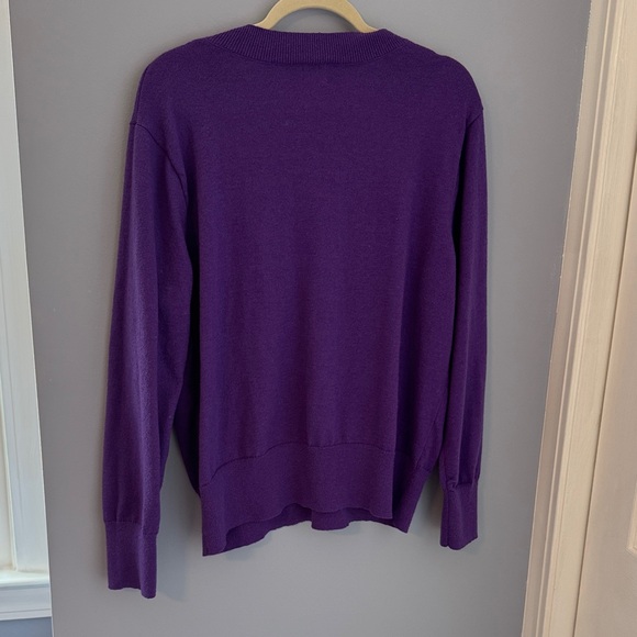 a new day Women's V-Neck Sweater in Rich Purple - Picture 6 of 6